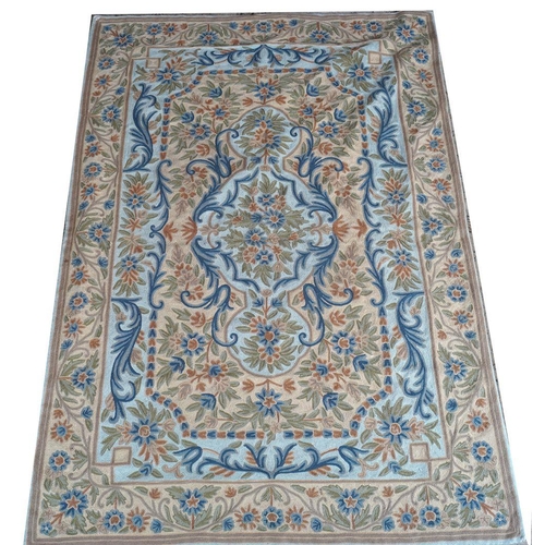 32 - KASHMIRI CREWEL WORK RUG