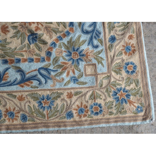 32 - KASHMIRI CREWEL WORK RUG