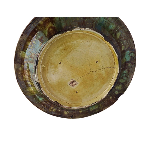 49 - 19TH-CENTURY MAJOLICA CHEESE DISH