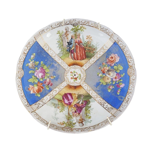 61 - 19TH-CENTURY GERMAN PORCELAIN DISH