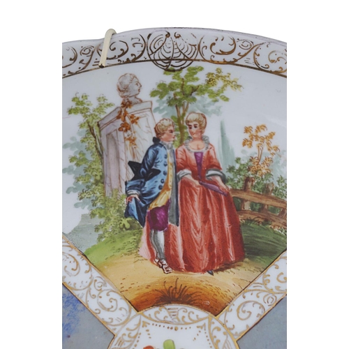 61 - 19TH-CENTURY GERMAN PORCELAIN DISH