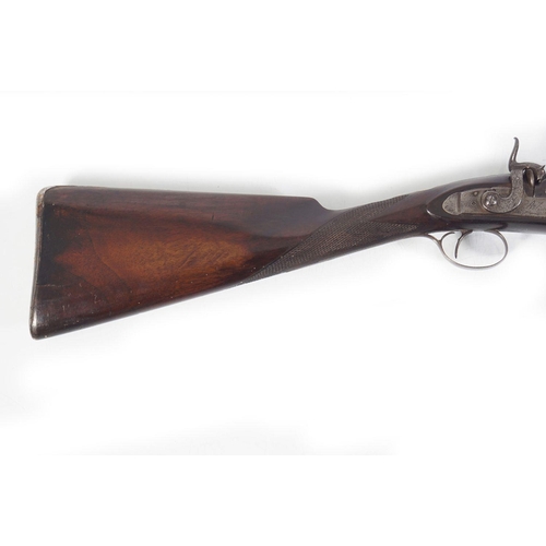 6 - 19TH-CENTURY PERCUSSION RIFLE