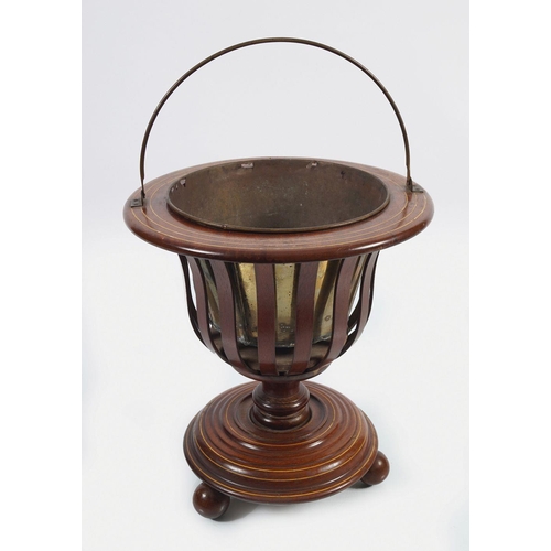 68 - 19TH-CENTURY MAHOGANY JARDINIÈRE