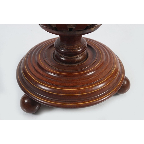 68 - 19TH-CENTURY MAHOGANY JARDINIÈRE