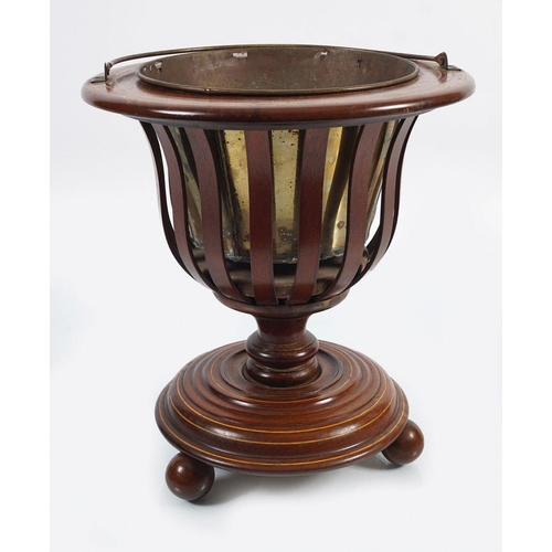 68 - 19TH-CENTURY MAHOGANY JARDINIÈRE