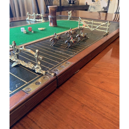 6 - RARE VICTORIAN STEEPLECHASE BOARD GAME