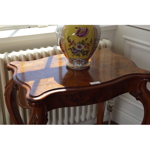 12 - 19TH-CENTURY WALNUT SIDE TABLE