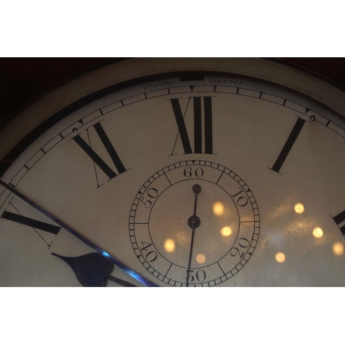 13 - 19TH-CENTURY MAHOGANY LONG CASE CLOCK