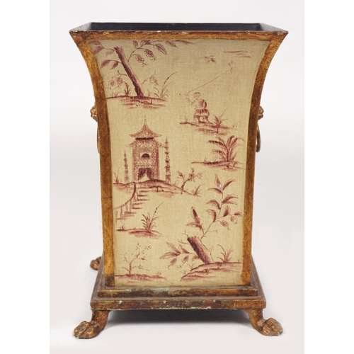 140 - TOLEWARE PAPER BASKET