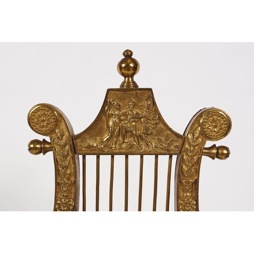 155 - FRENCH EMPIRE ORMOLU PILLAR CLOCK