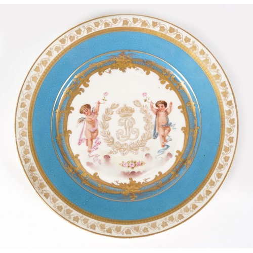 173 - 19TH-CENTURY SÈVRES CABINET PLATE