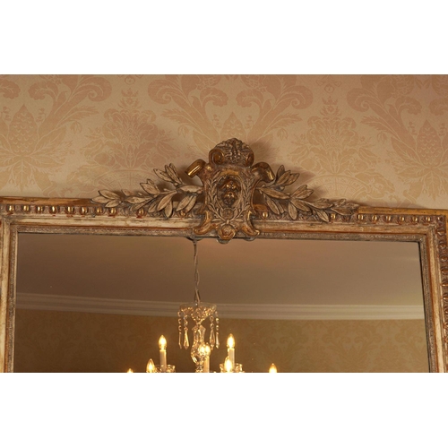 22 - 19TH-CENTURY GILT FRAMED MIRROR