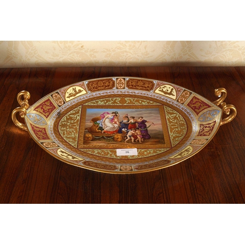 26 - LARGE 19TH-CENTURY VIENNA TRAY