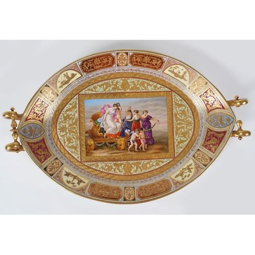 26 - LARGE 19TH-CENTURY VIENNA TRAY