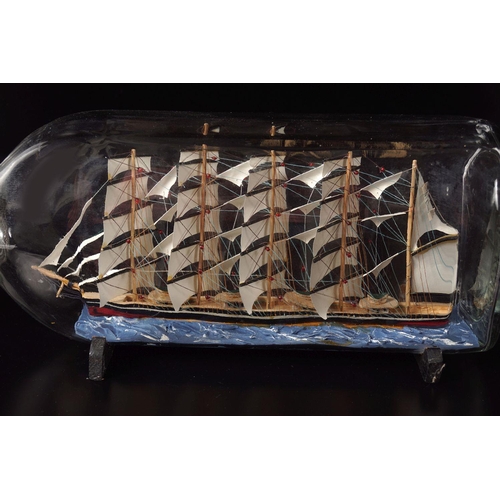 27 - ANTIQUE SAILING SHIP IN A BOTTLE
