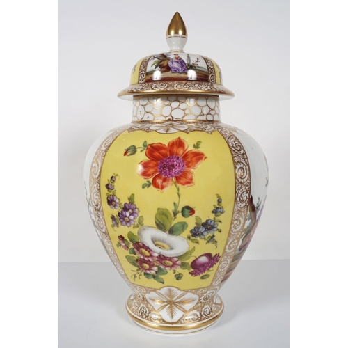 3 - 19TH-CENTURY AUGUSTUS REX STYLE PORCELAIN URN