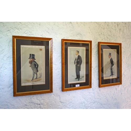 362 - GROUP OF THREE 19TH-CENTURY VANITY FAIR PRINTS