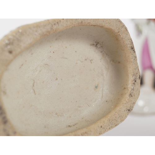 37 - PAIR OF CHINESE QING FAMILLE ROSE FIGURAL GROUPS