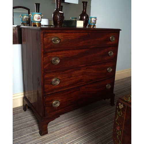 381 - GEORGE III MAHOGANY CHEST