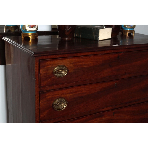 381 - GEORGE III MAHOGANY CHEST