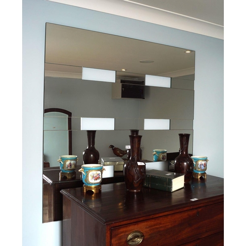 382 - DESIGNER GLASS MIRROR