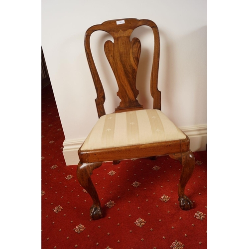 383 - PAIR OF 18TH-CENTURY WALNUT SIDE CHAIRS