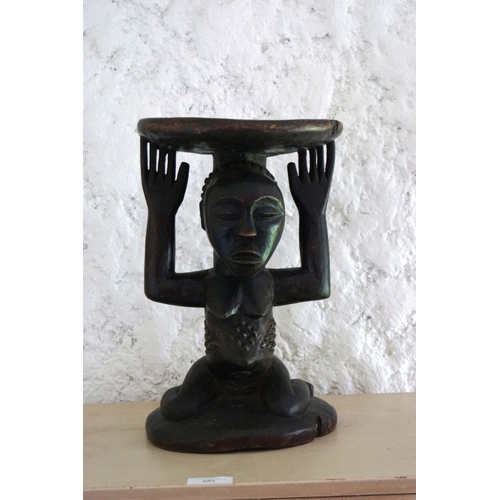386 - EARLY AFRICAN ASHANTI STOOL