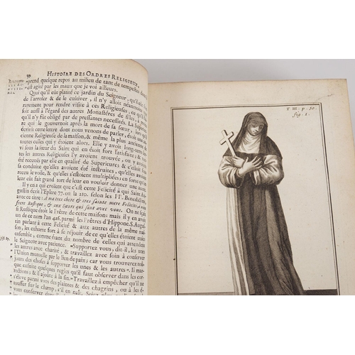 387 - BOOK: HISTOIRE DES ORDRES MONASTIQUES RELIGIEUS