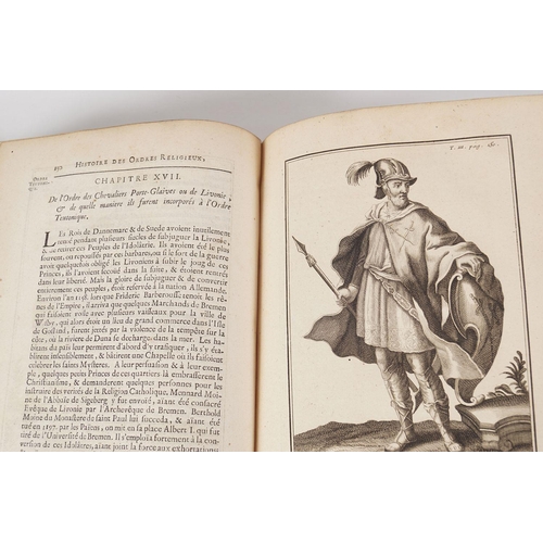 387 - BOOK: HISTOIRE DES ORDRES MONASTIQUES RELIGIEUS