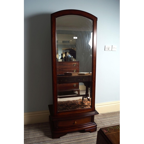 394 - DESIGNER COMBINATION DRESSING MIRROR/ VALET STAND