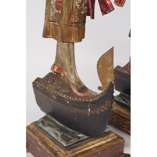 415 - PAIR OF 19TH-CENTURY VENETIAN BLACKAMORE FIGURES