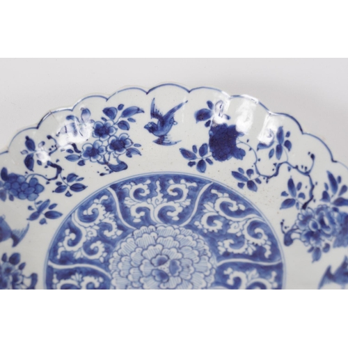 73 - CHINESE QING BLUE AND WHITE BOWL