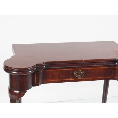 115 - GEORGE II PERIOD MAHOGANY GAMES TABLE