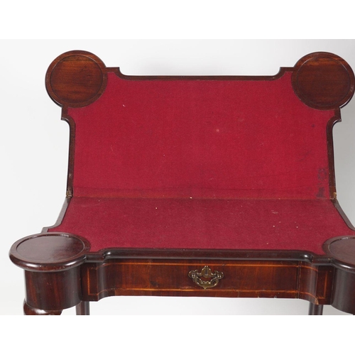 115 - GEORGE II PERIOD MAHOGANY GAMES TABLE