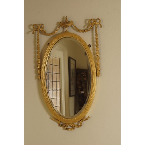 130 - PAIR OF 19TH-CENTURY GILT FRAMED PIER MIRRORS