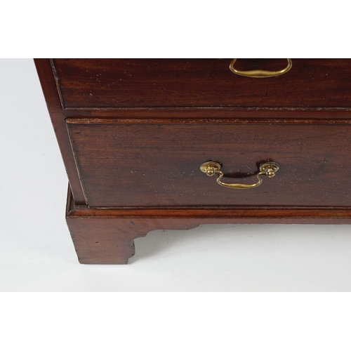 64 - GEORGE III PERIOD MAHOGANY CHEST-ON-CHEST