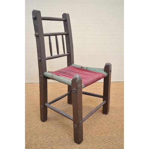 11 - 19TH-CENTURY IRISH SUGAN CHAIR