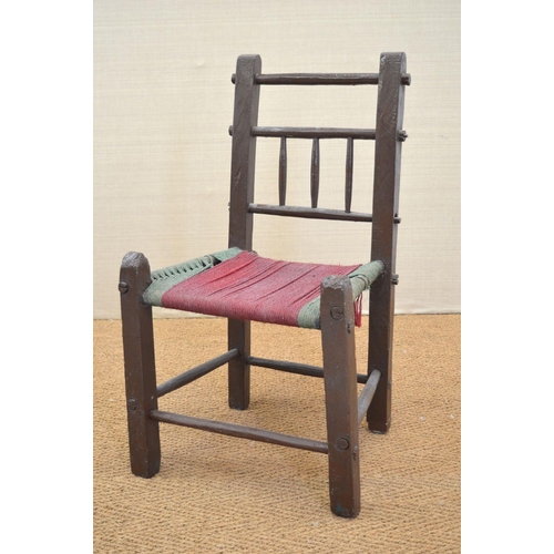 11 - 19TH-CENTURY IRISH SUGAN CHAIR