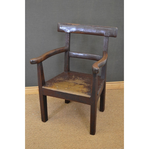 116 - 19TH-CENTURY CORK HEDGE CHAIR