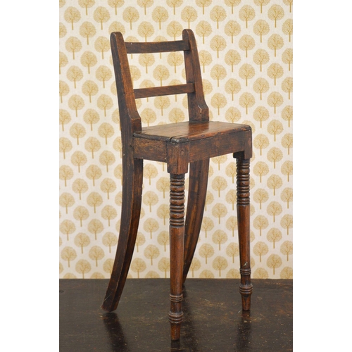 15 - 19TH-CENTURY CHILD'S CORRECTION CHAIR