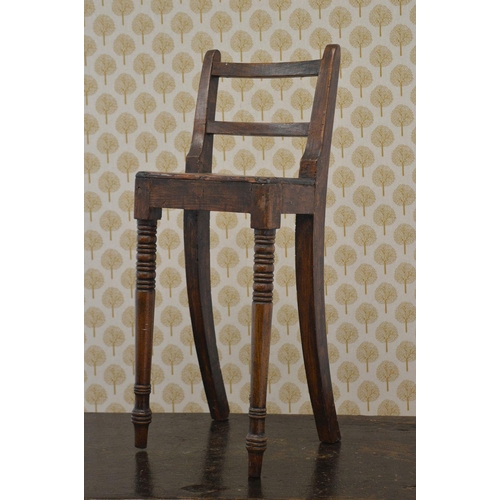 15 - 19TH-CENTURY CHILD'S CORRECTION CHAIR