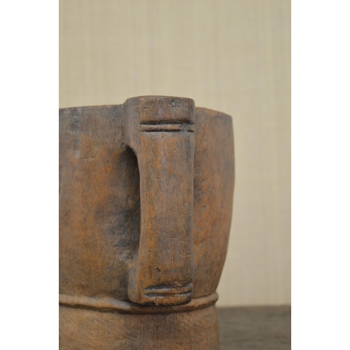 25 - 18TH-CENTURY DUG OUT DRINKING VESSEL