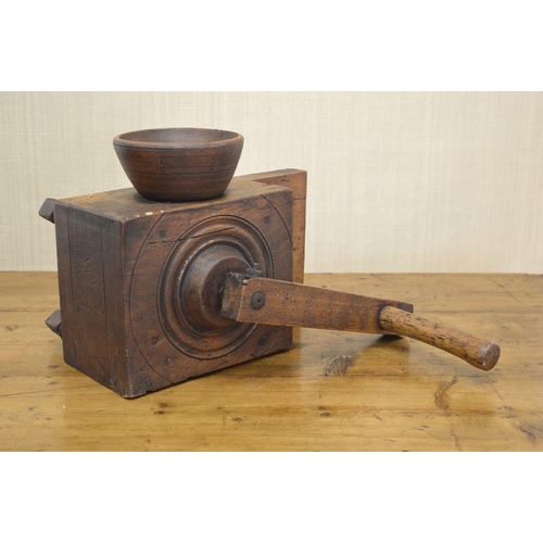 29 - 19THC WOODEN COFFEE GRINDER