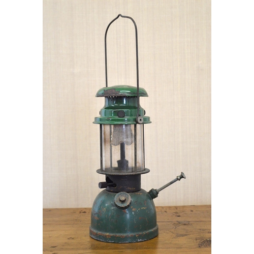 31 - ORIGINAL ENAMEL TILLEY LAMP