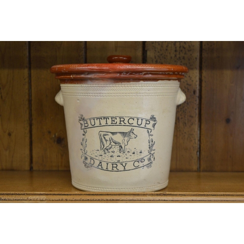 391 - 19TH-CENTURY BUTTERCUP DAIRY BOWL