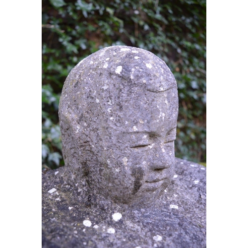 392 - 19TH-CENTURY LIMESTONE SCULPTURE