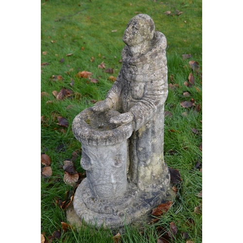 394 - MOULDED STONE SCULPTURE