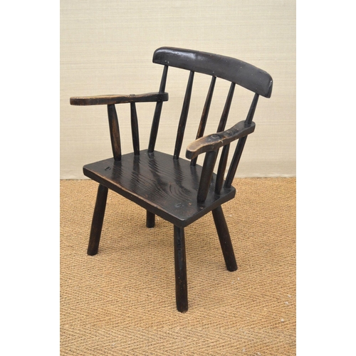 4 - 19TH-CENTURY ULSTER HEDGE CHAIR