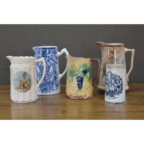 62 - COLLECTION OF 5 MILK PITCHERS