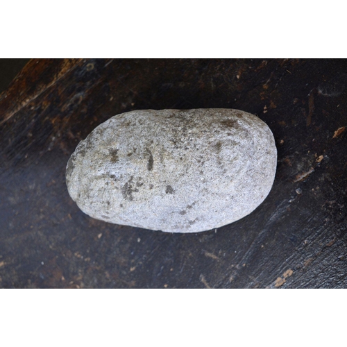 67 - CARVED STONE HEAD